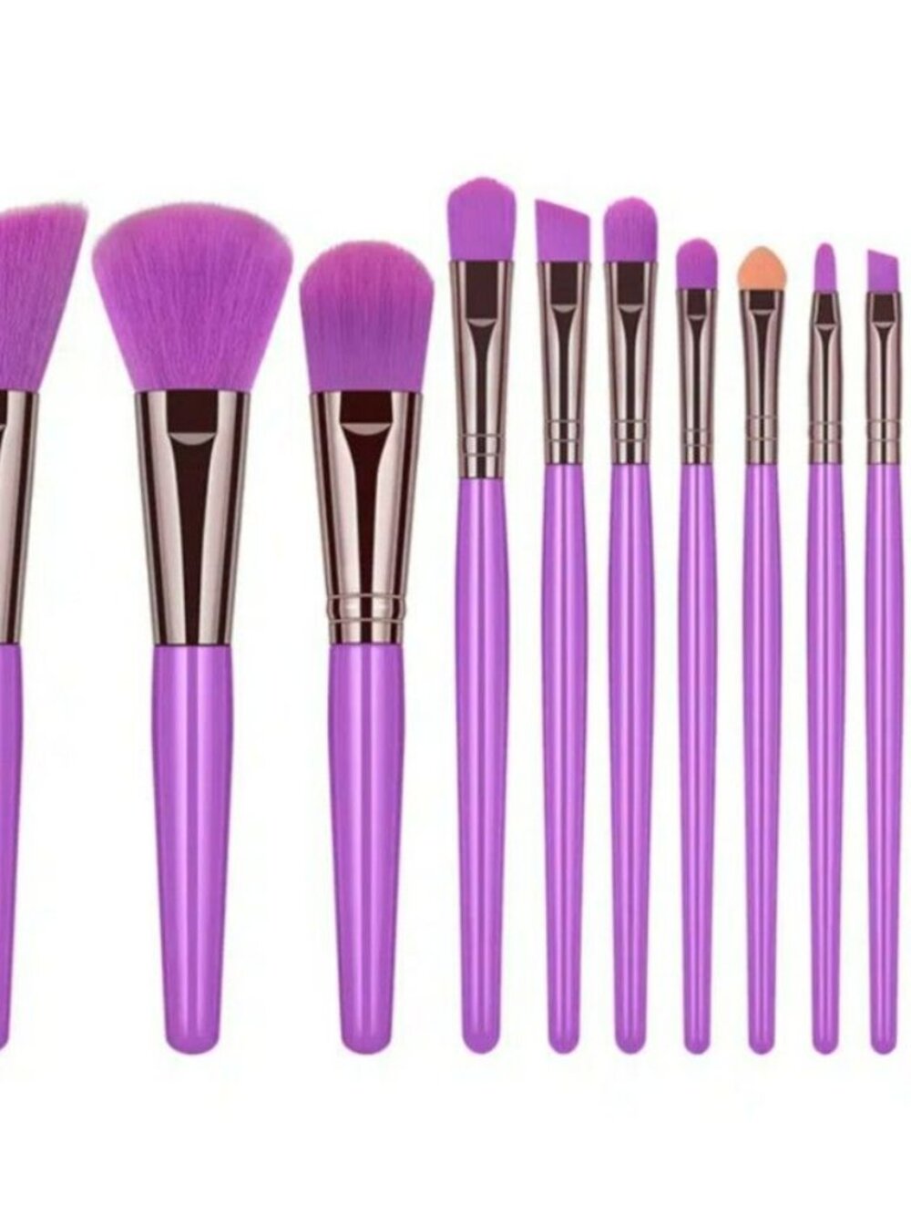 Ellie Anna 12 Piece Makeup Brush Set Smooth Scene Purple Gift Packaged